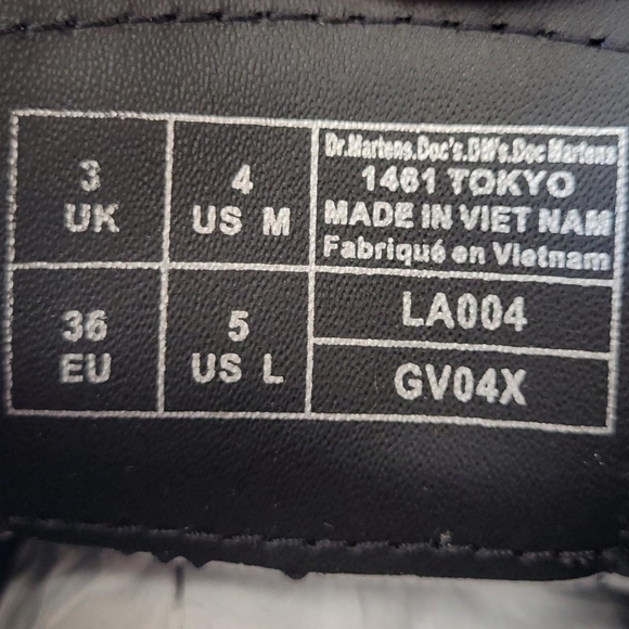 Dr. Martens Tolyo 1461 black/white patent leather oxford shoes - Picture 8 of 8